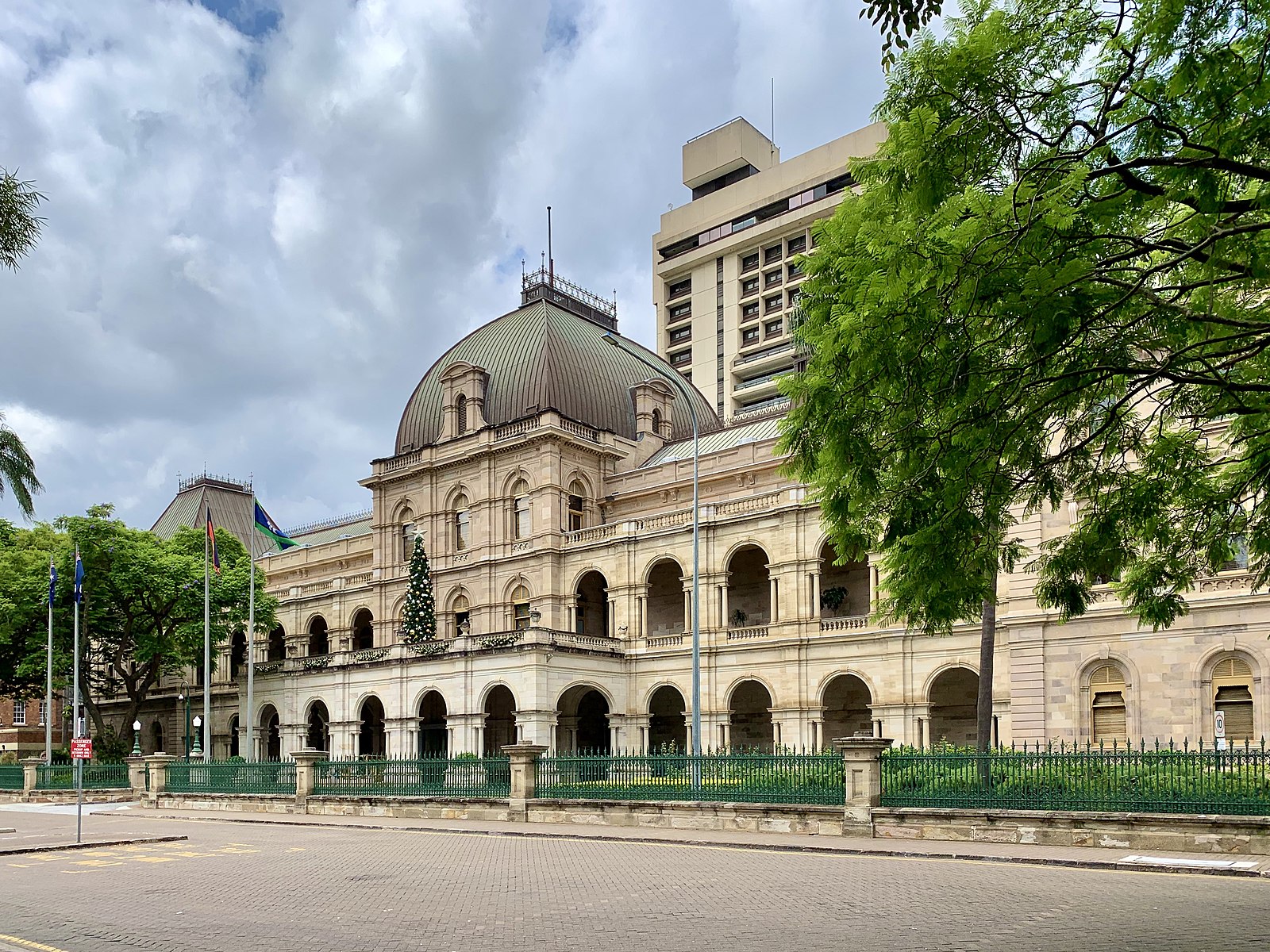 A photo of the Queensland Parliament House in Brisbane, Queensland.